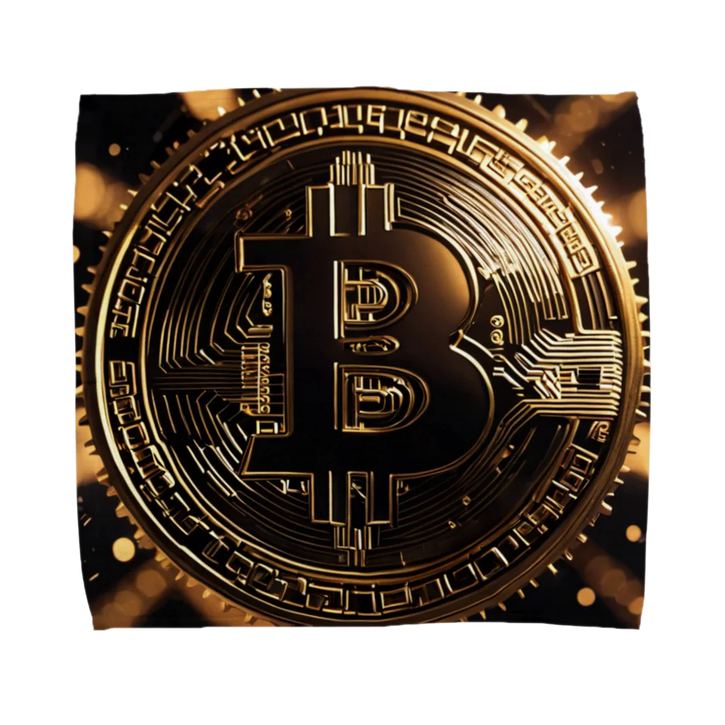 crypto-のビットコイン Towel Handkerchief
