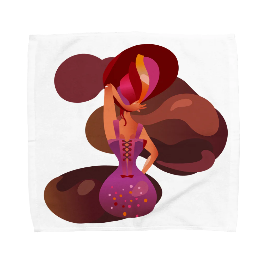 manaBeeのチョコレートの女王 Towel Handkerchief