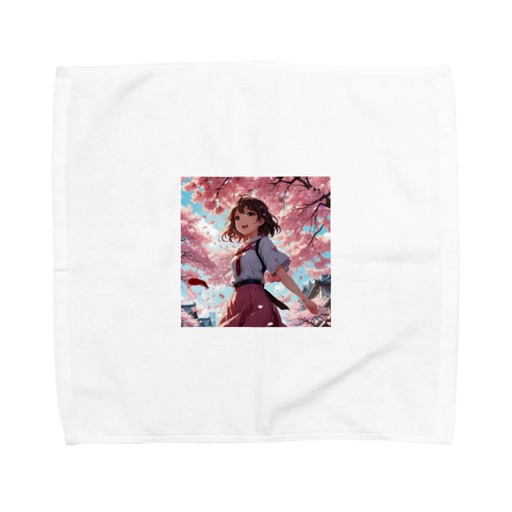 ここのよていの桜の季節 Towel Handkerchief
