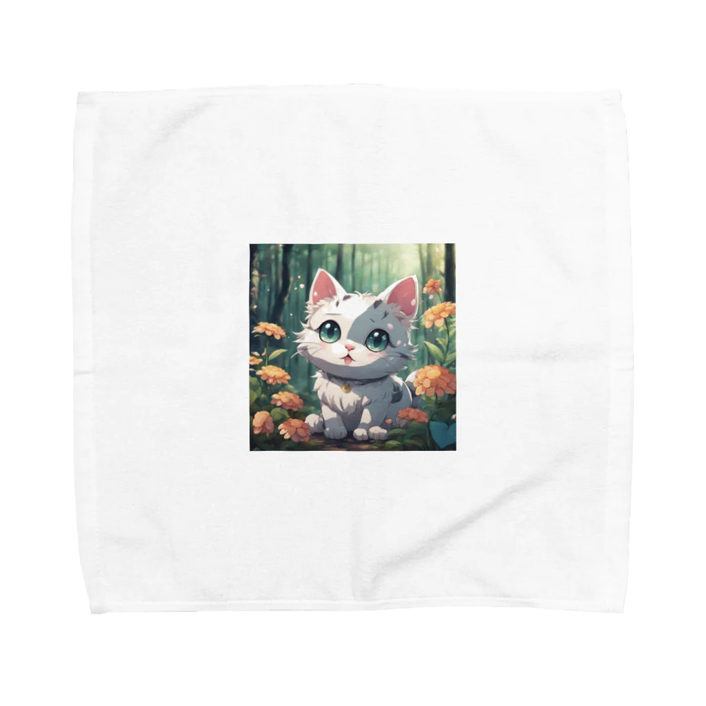 papapaparinrinの癒しの子猫 Towel Handkerchief