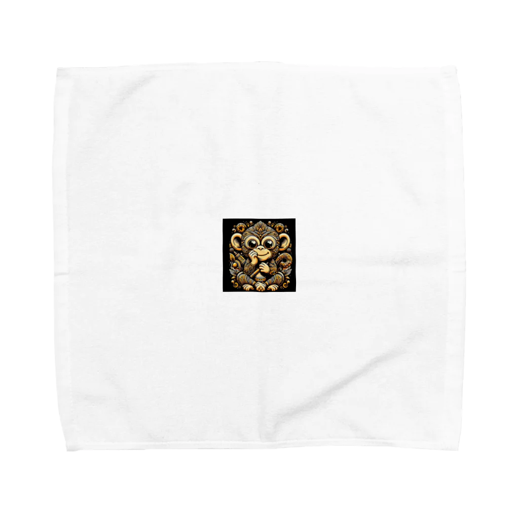 モンキーモンキーのタトゥー猿 Towel Handkerchief