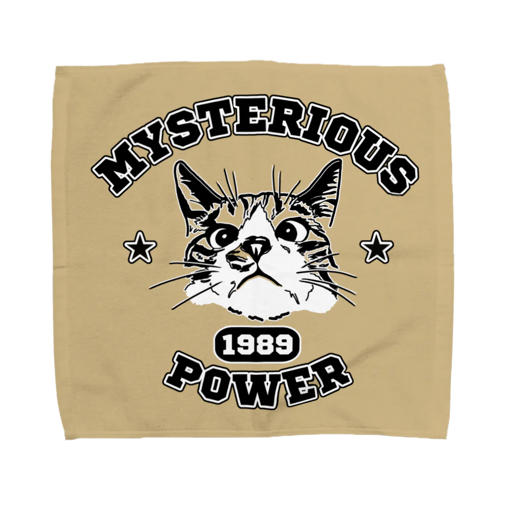 gyū-toの不思議なパワー猫 Towel Handkerchief