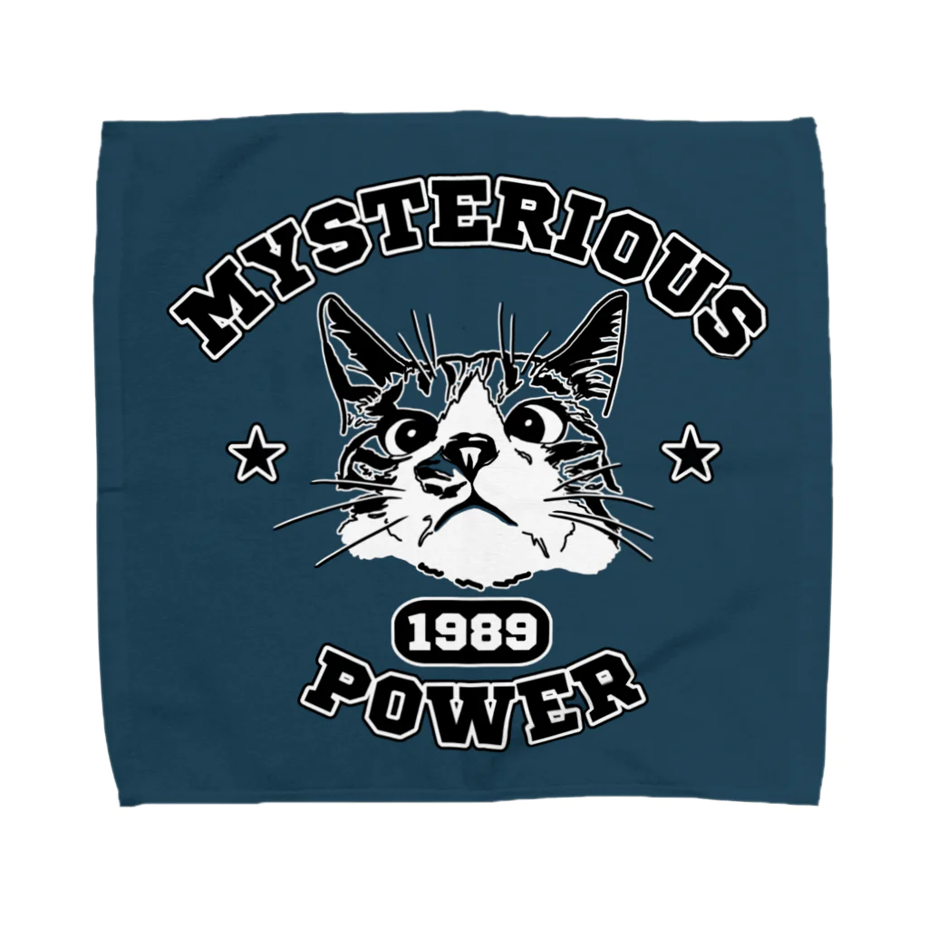 gyū-toの不思議なパワー猫 Towel Handkerchief