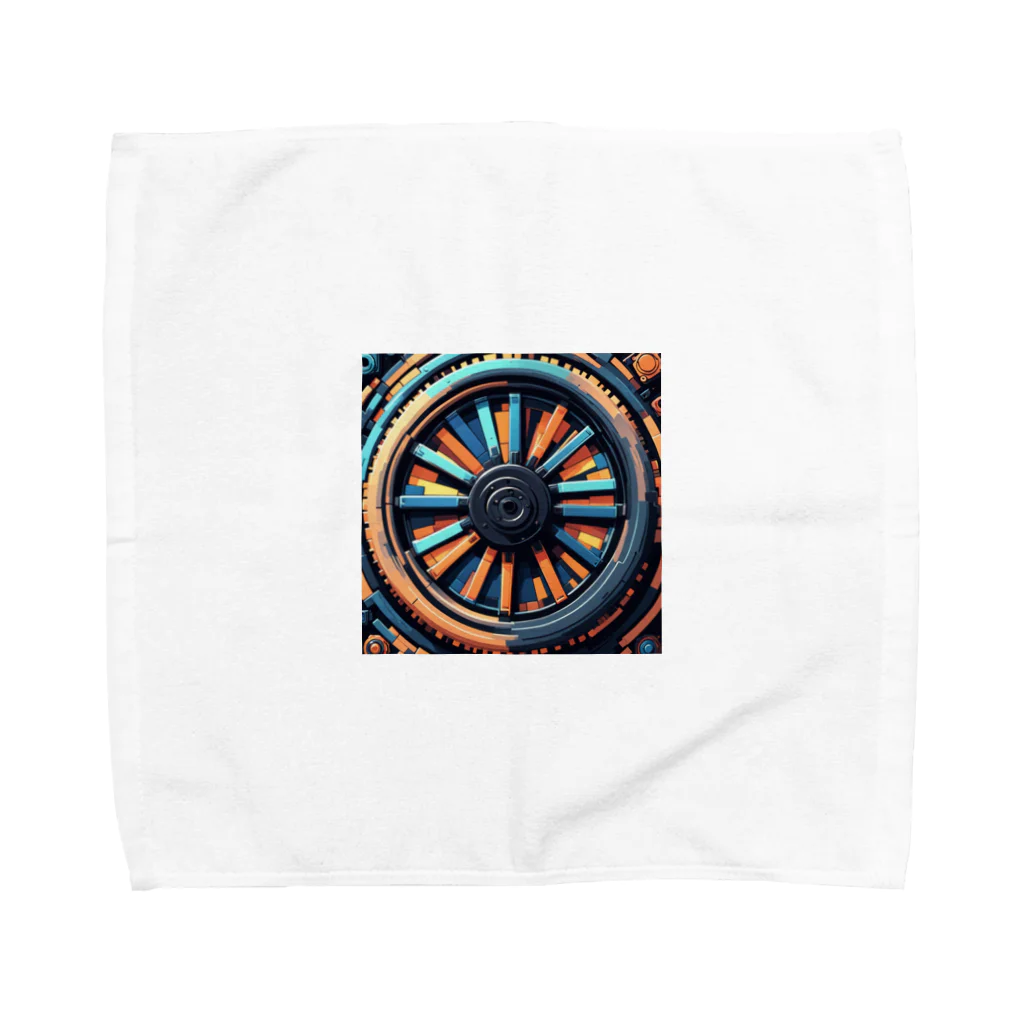 mufu271のタイヤの回転 Towel Handkerchief
