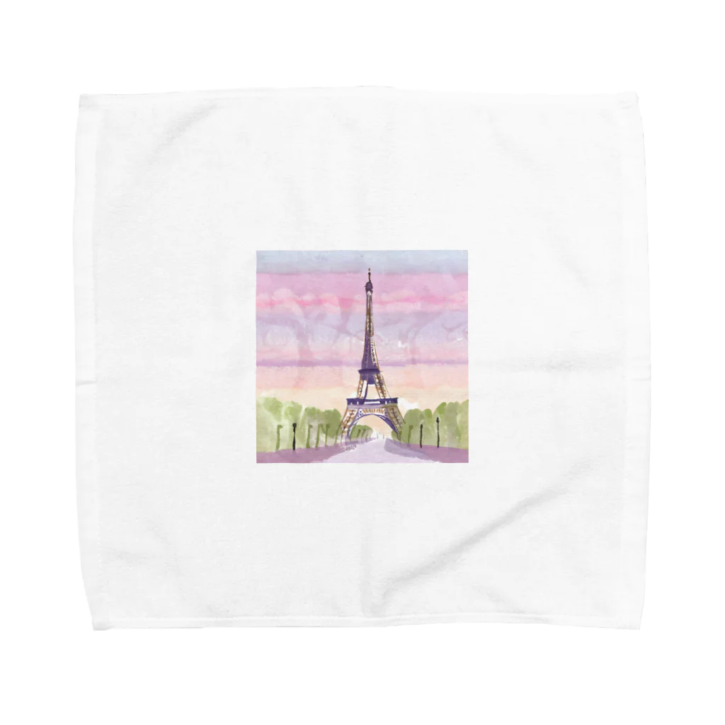 m/okのパリの街並み🗼グッズ Towel Handkerchief