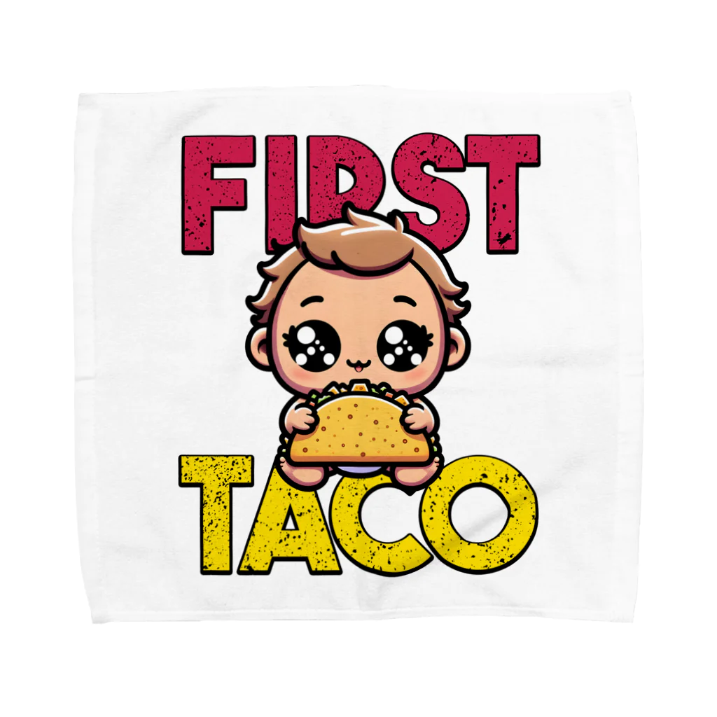 Stylo Teeの赤ちゃんの初めてのタコス Towel Handkerchief
