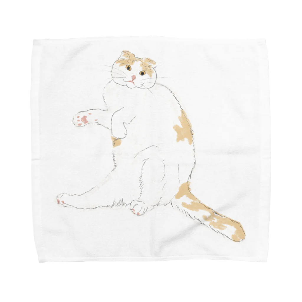 やーまんのねこぉ Towel Handkerchief