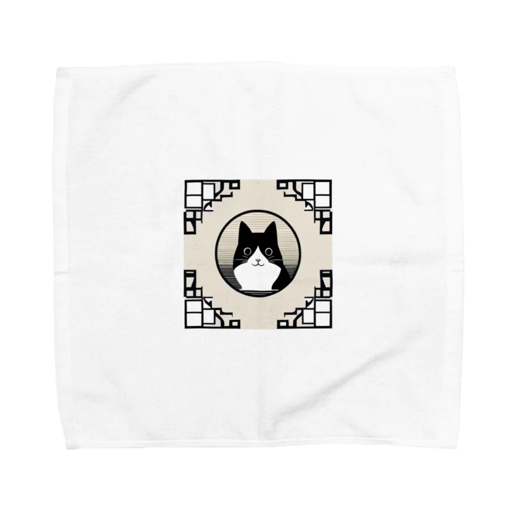 DIMDIMの脳内ショップの猫ちゃん Towel Handkerchief