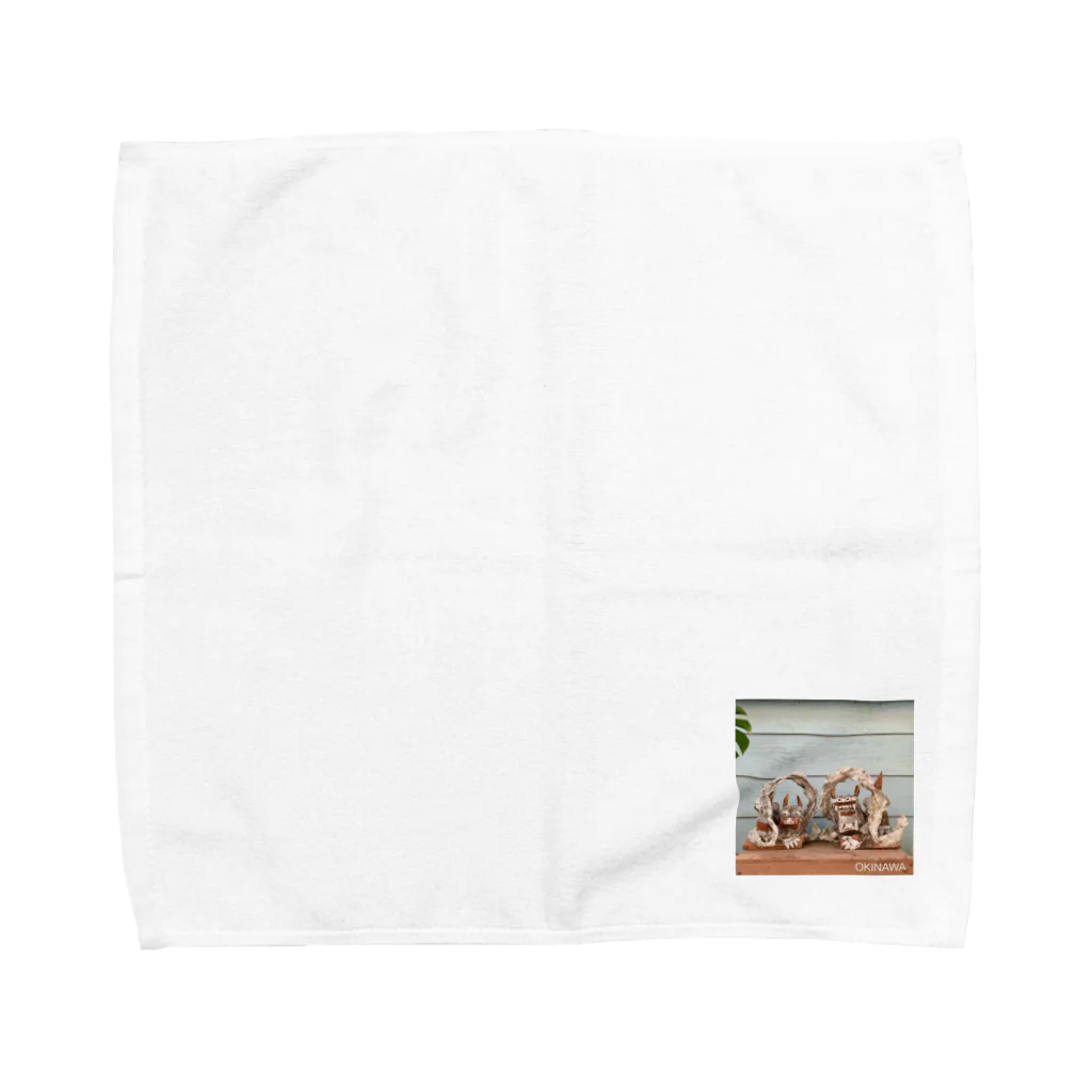 sisyの阿吽の呼吸シーサー Towel Handkerchief