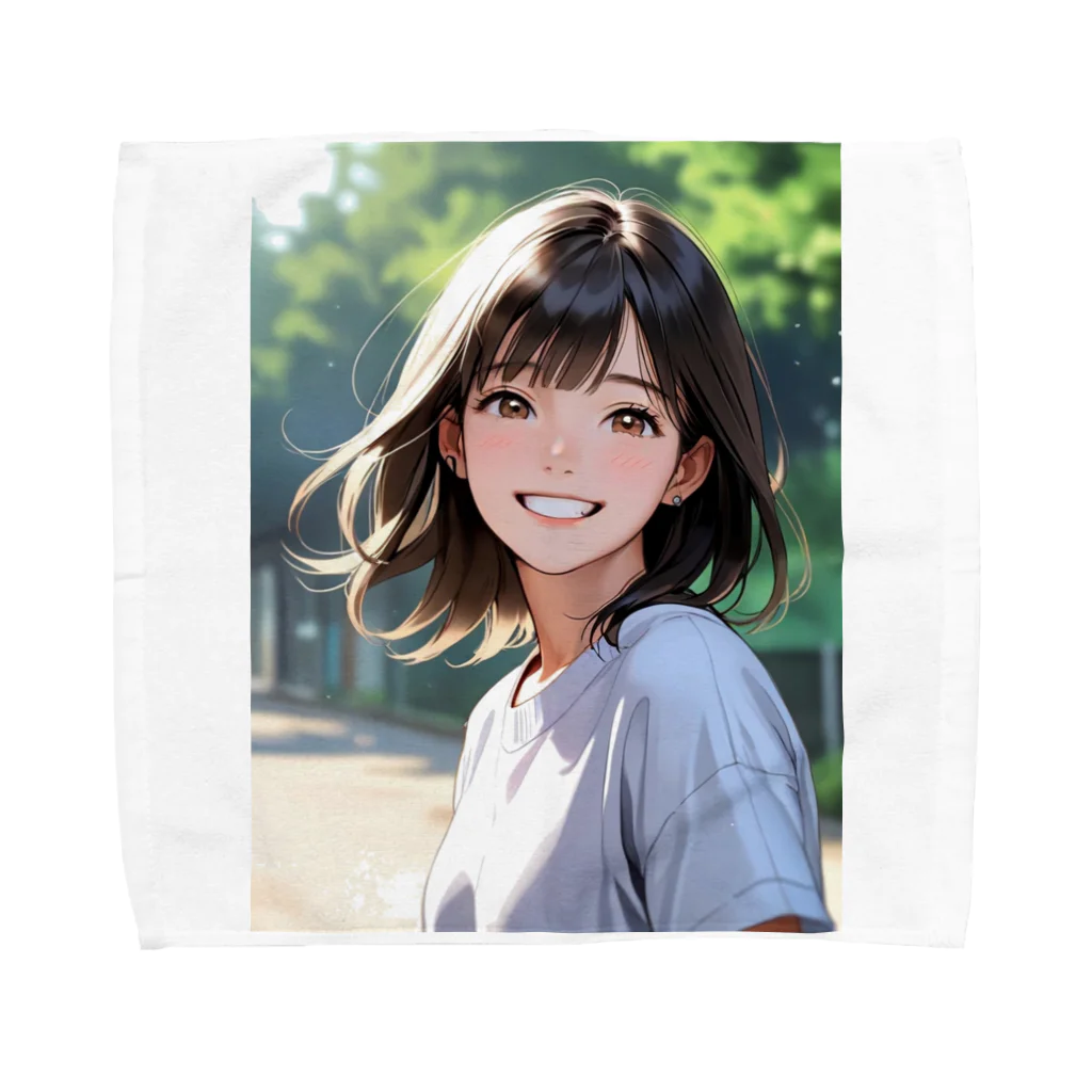 DDdの元気をもらえる笑顔 Towel Handkerchief