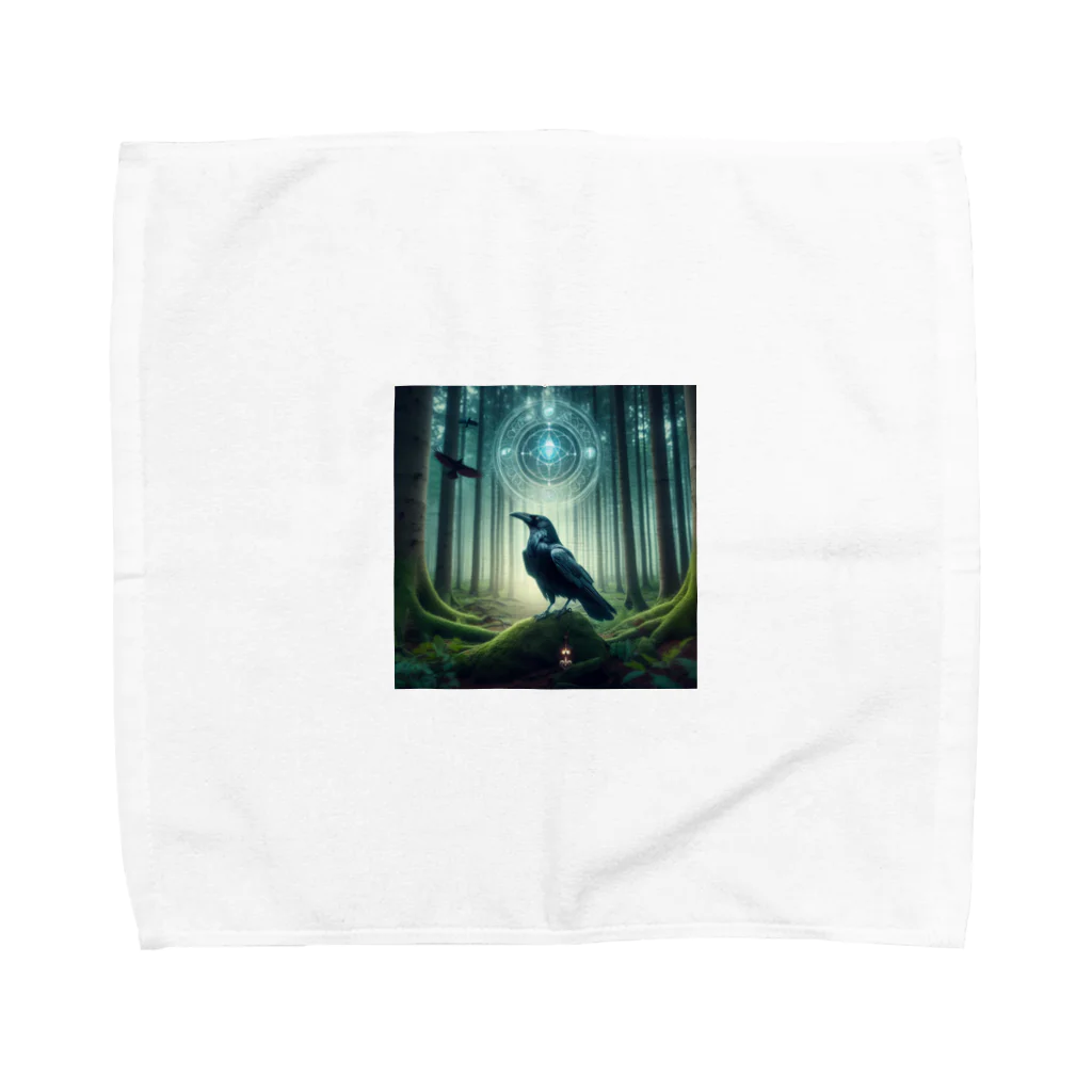 SETURAの神秘 カラス Towel Handkerchief