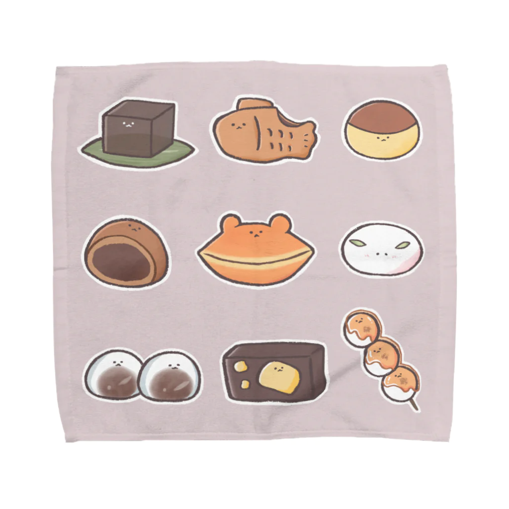あんこ@ankoindorayakiの和菓子集合🍡 Towel Handkerchief