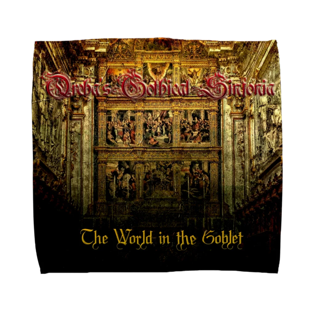 邂【サイマラショップ】逅 SUZURI店のQreha's Gothical Sinfonia『 The World in the Goblet 』 タオルハンカチ