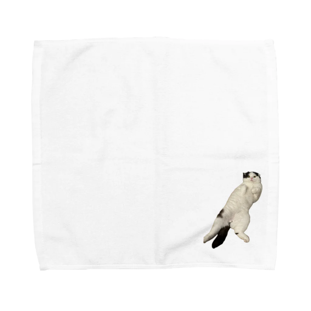 駐車場の見てるよ Towel Handkerchief