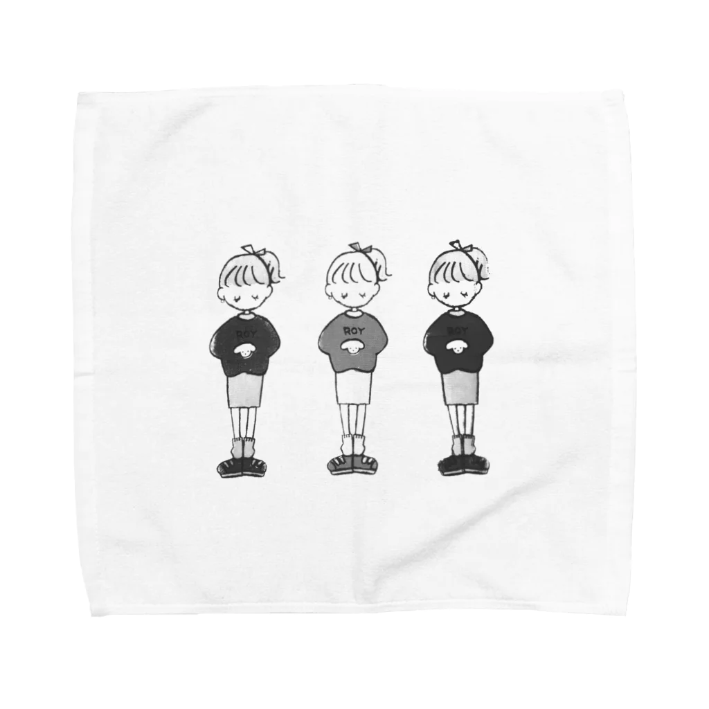 _sunのおんなのこさんにん Towel Handkerchief