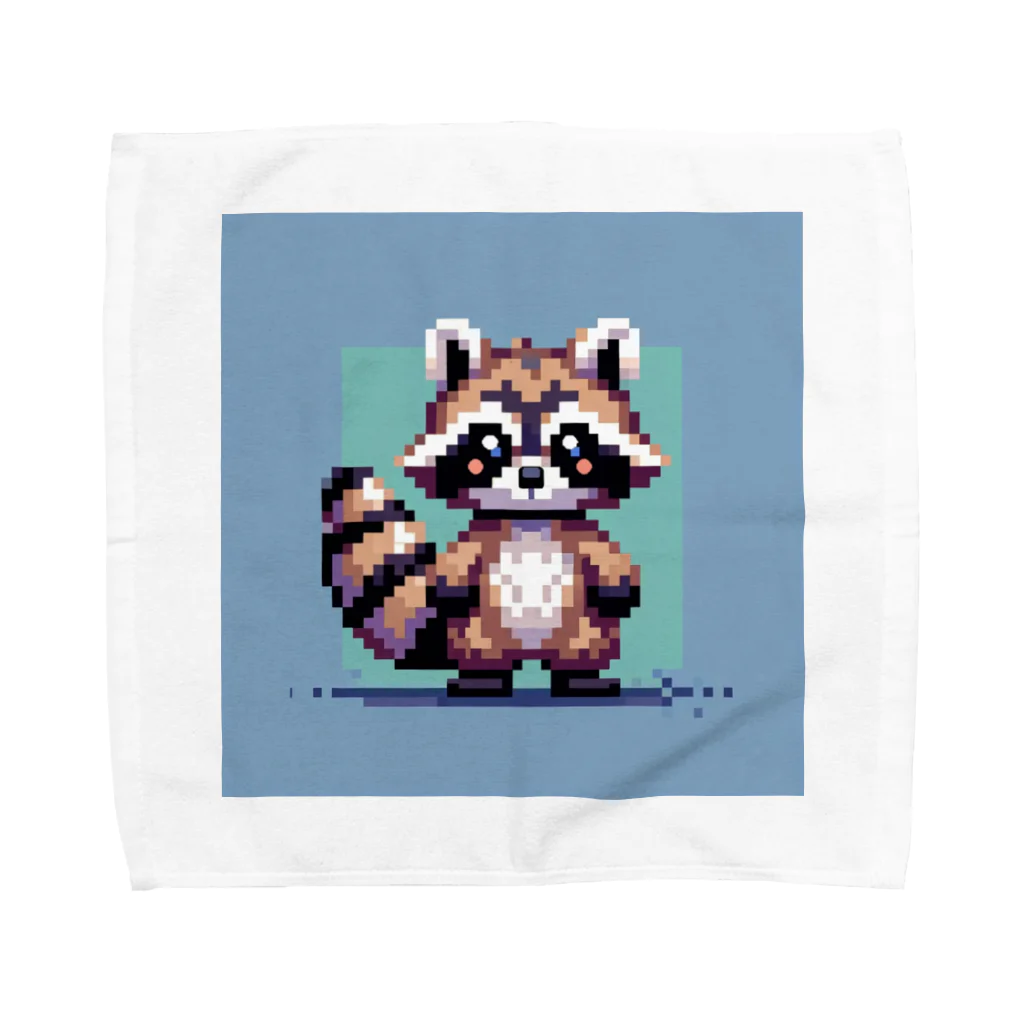 himajinseijin01のドット絵アライグマちゃんTシャツサイズ Towel Handkerchief