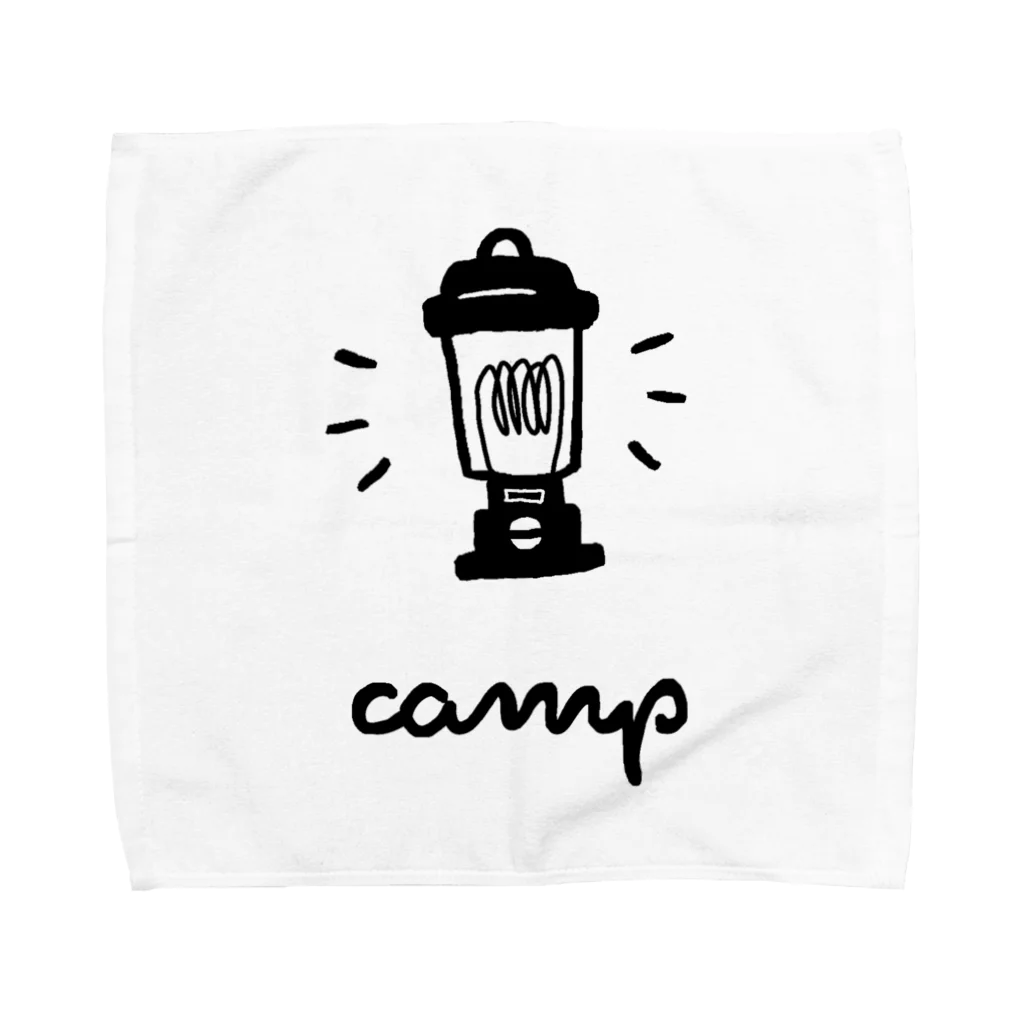 camp campのcamp camp -ランタン１- Towel Handkerchief