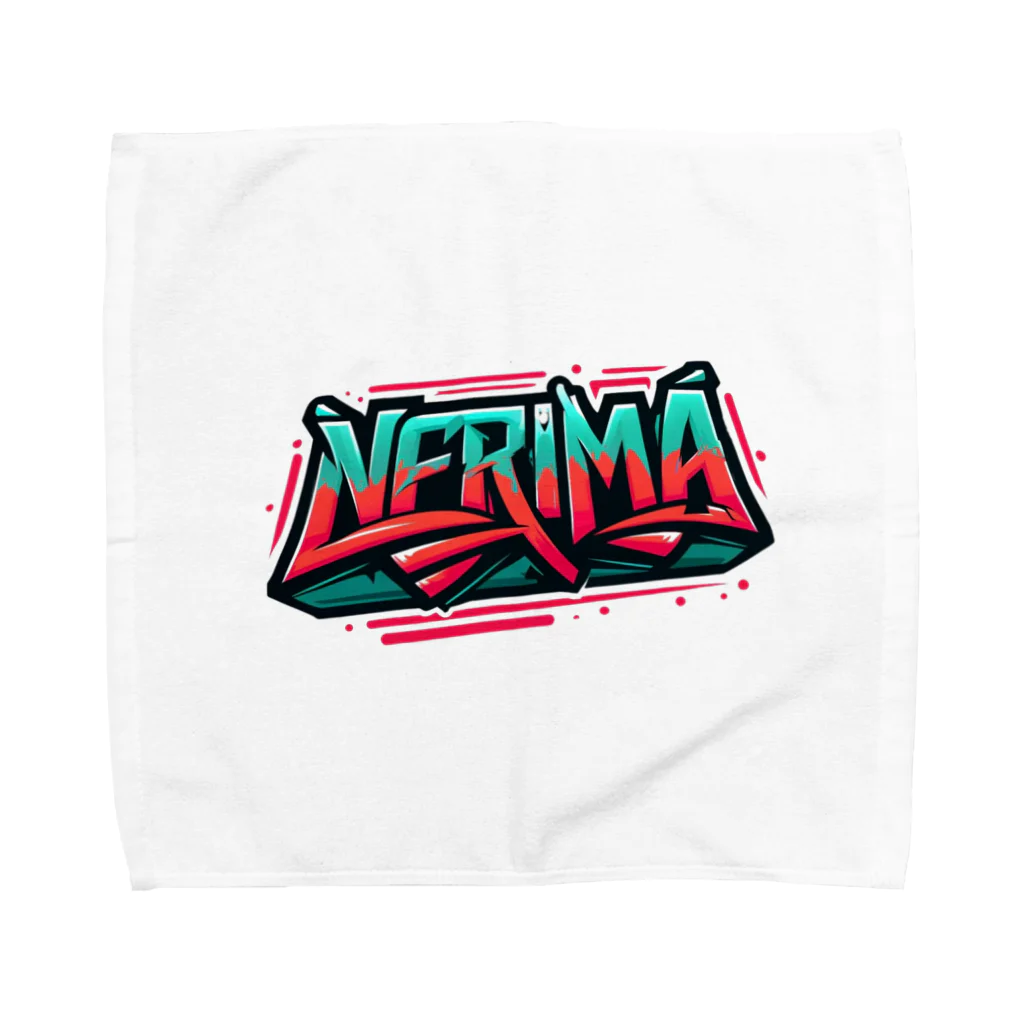 ore-journalのHipHopのグラフィティのロゴ「NERIMA(練馬)」 タオルハンカチ