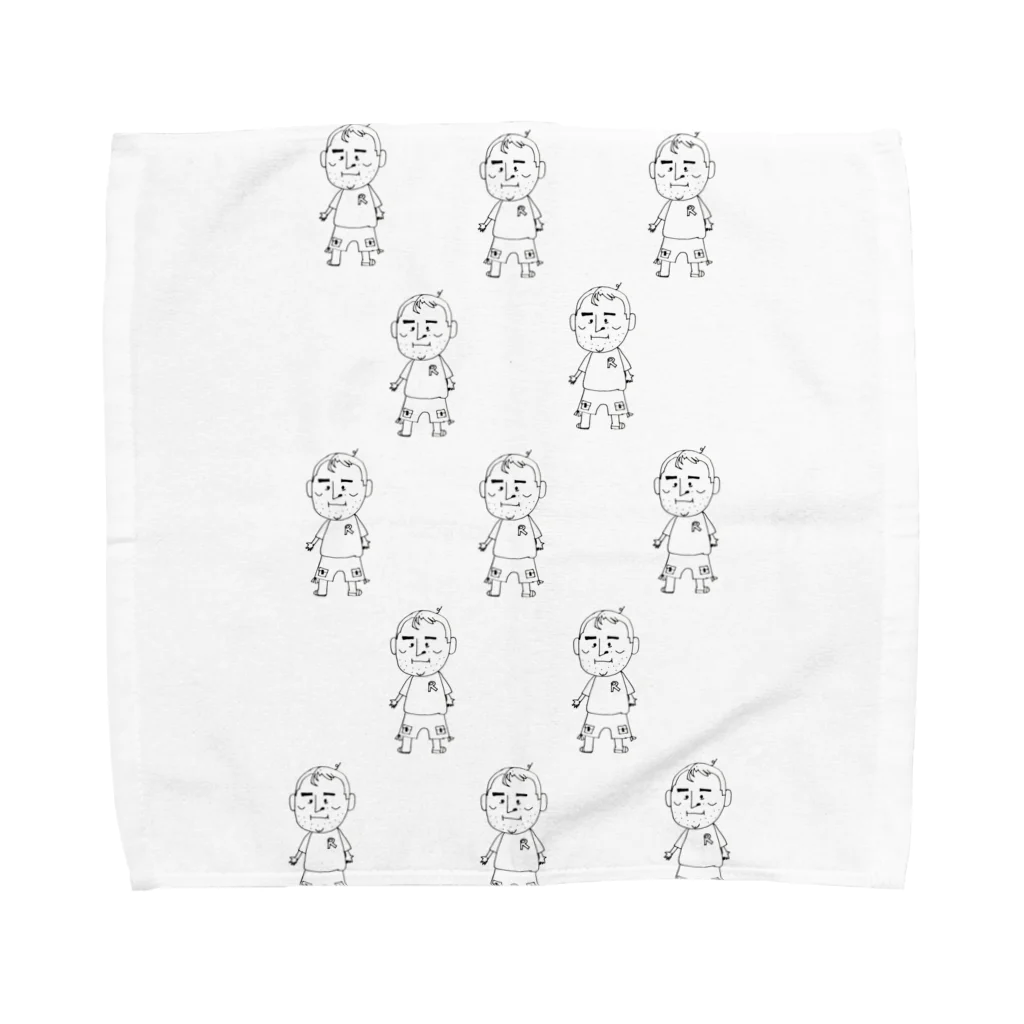 hemp Childののんびり屋りゅっさん Towel Handkerchief