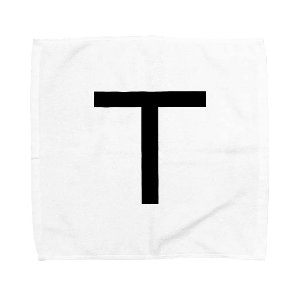 22082のイニシャルグッズＴ Towel Handkerchief