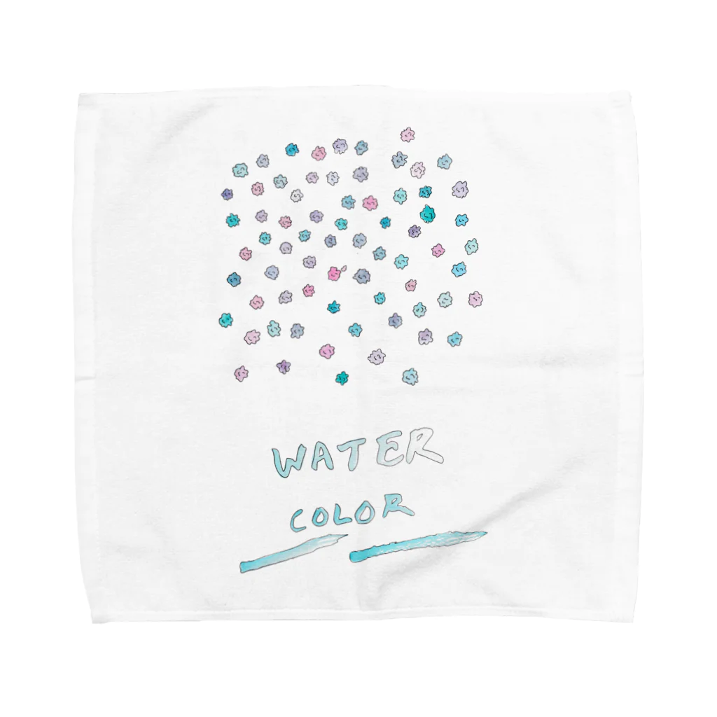 uniyaのWatercolorこんぺいとう Towel Handkerchief