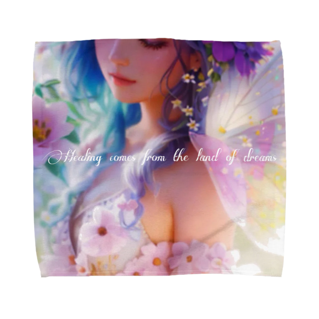 💖宇宙整体♪🌈♪こころからだチャンネル♪💖のHealing comes from the land of dreams. Towel Handkerchief