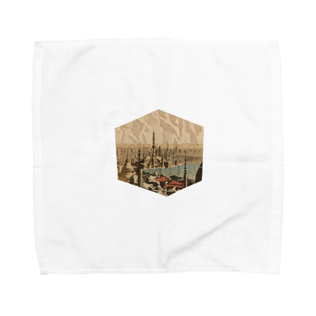 至高の領域のアジアのある都市 Towel Handkerchief