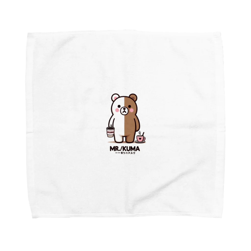 nerobooのお店のMR.KUMAのグッズです Towel Handkerchief