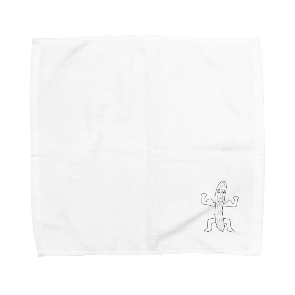 紫雲のキューカンバーマン Towel Handkerchief