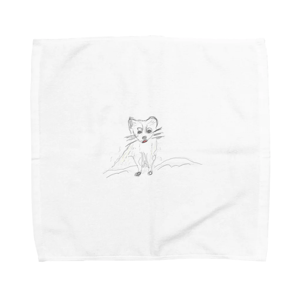 Aki11の震えるオコジョ君 Towel Handkerchief