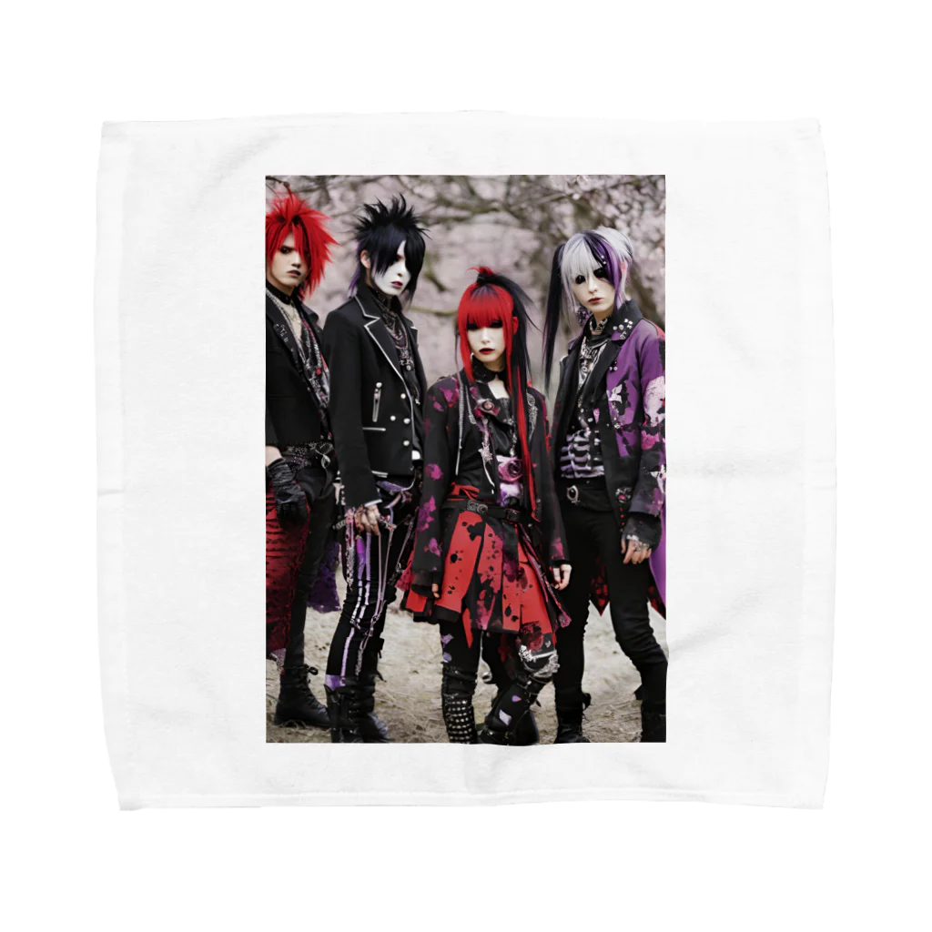 haru@実家暮らしの障害者クリエイターの黒薔薇の館 Towel Handkerchief