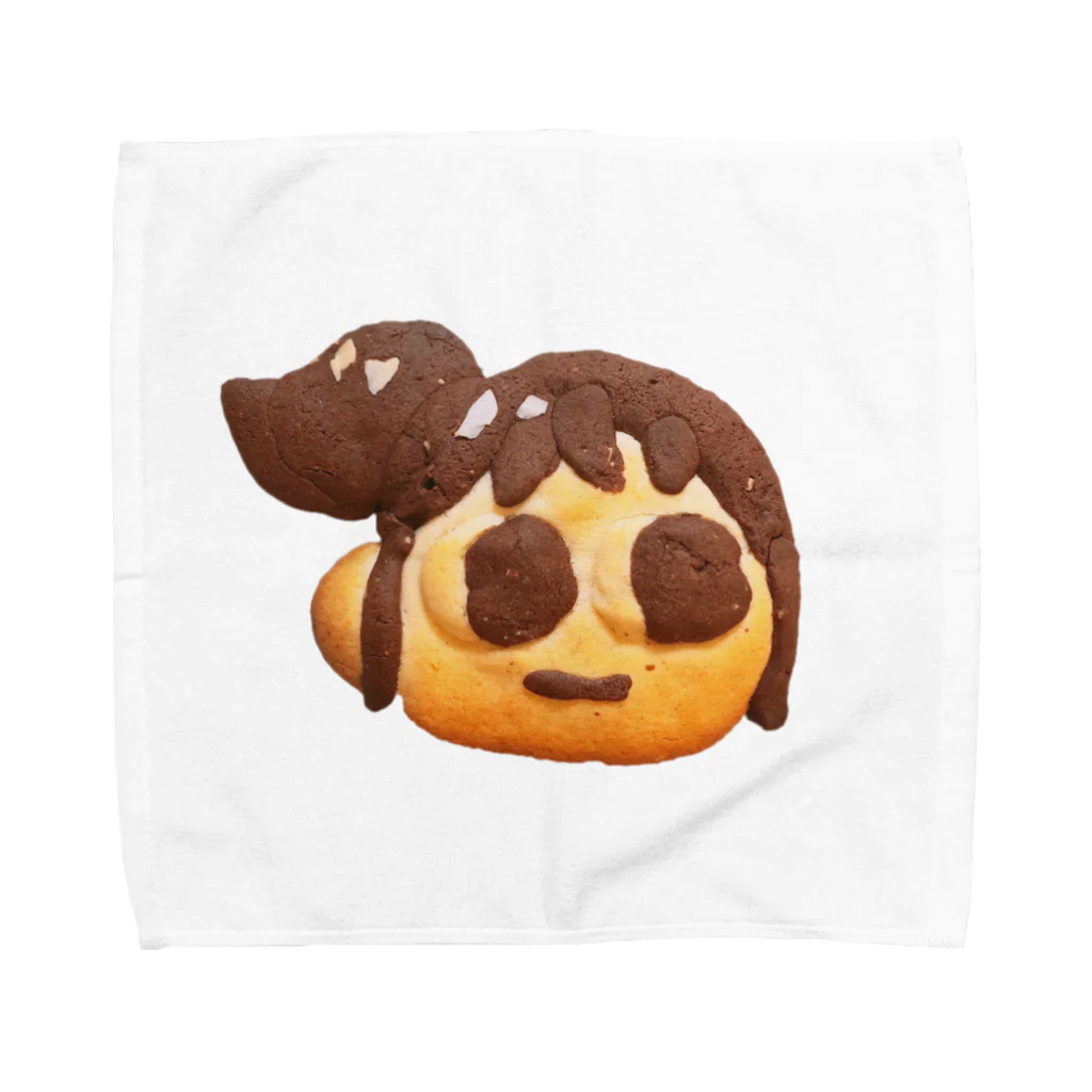 おかずハンバーグのおみせのからあげちゃんクッキー Towel Handkerchief