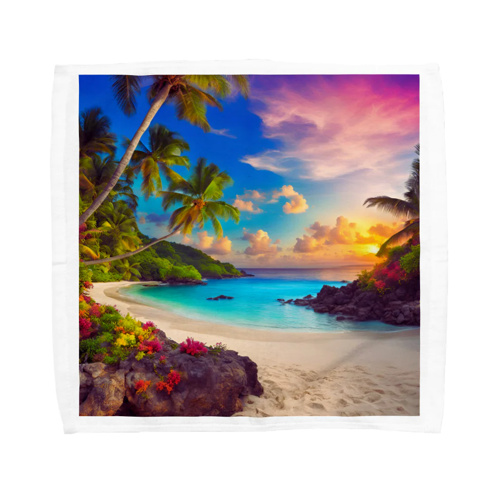 HOSHI-TANEKO🌠の🌊美しい海岸🏄✨ Towel Handkerchief