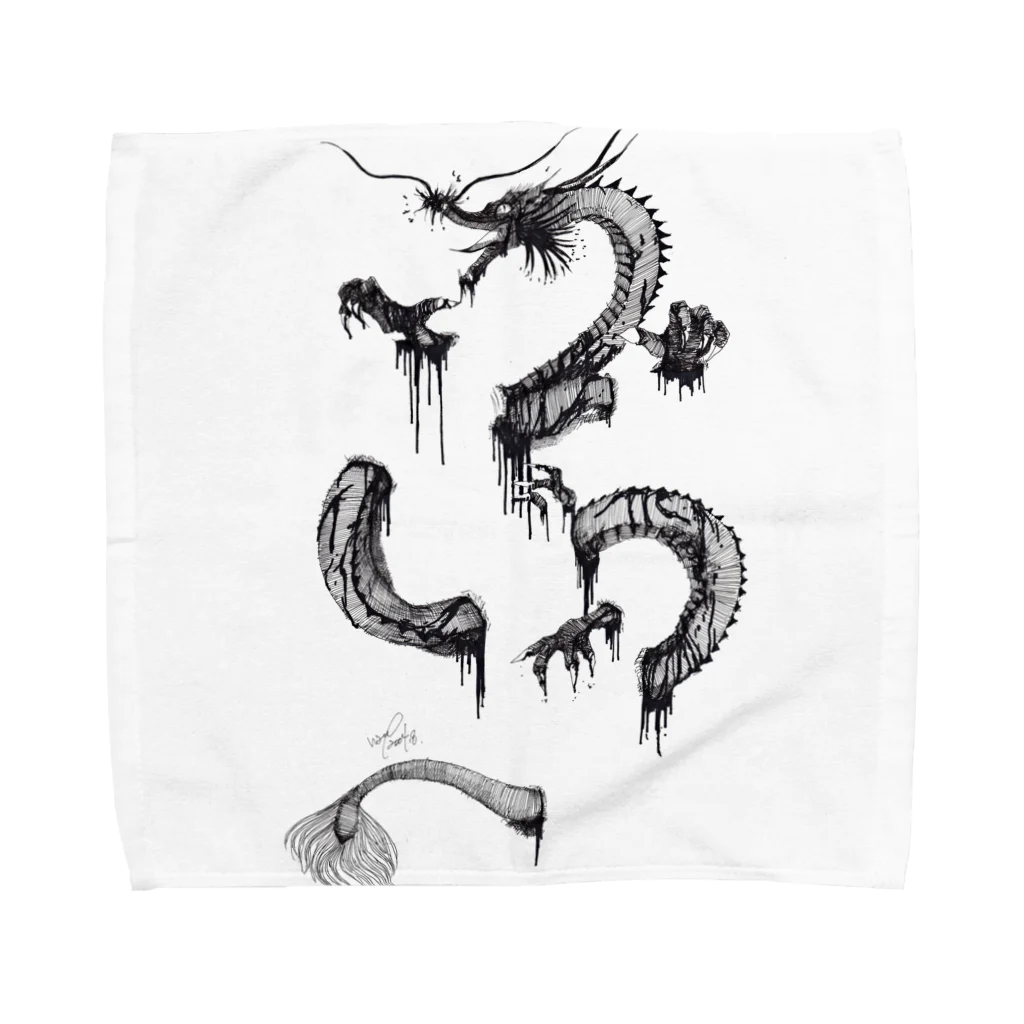 AnomaliA-NachiのドラゴンB Towel Handkerchief