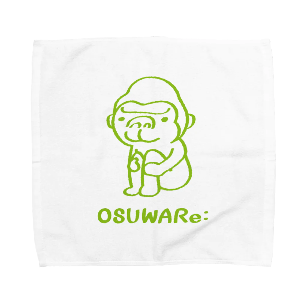 OSUWARe:のゴリラくん Towel Handkerchief