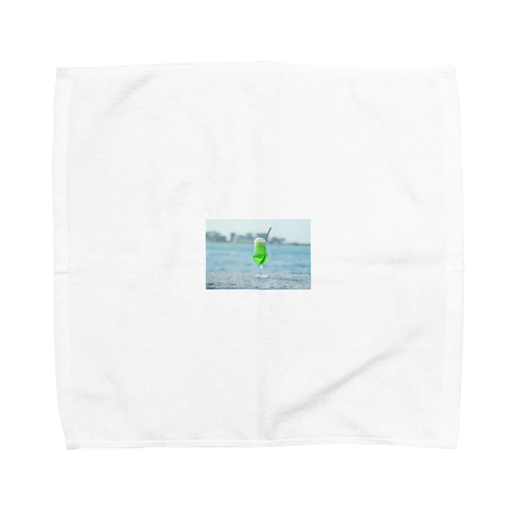 woiの海とメロンクリームソーダ Towel Handkerchief