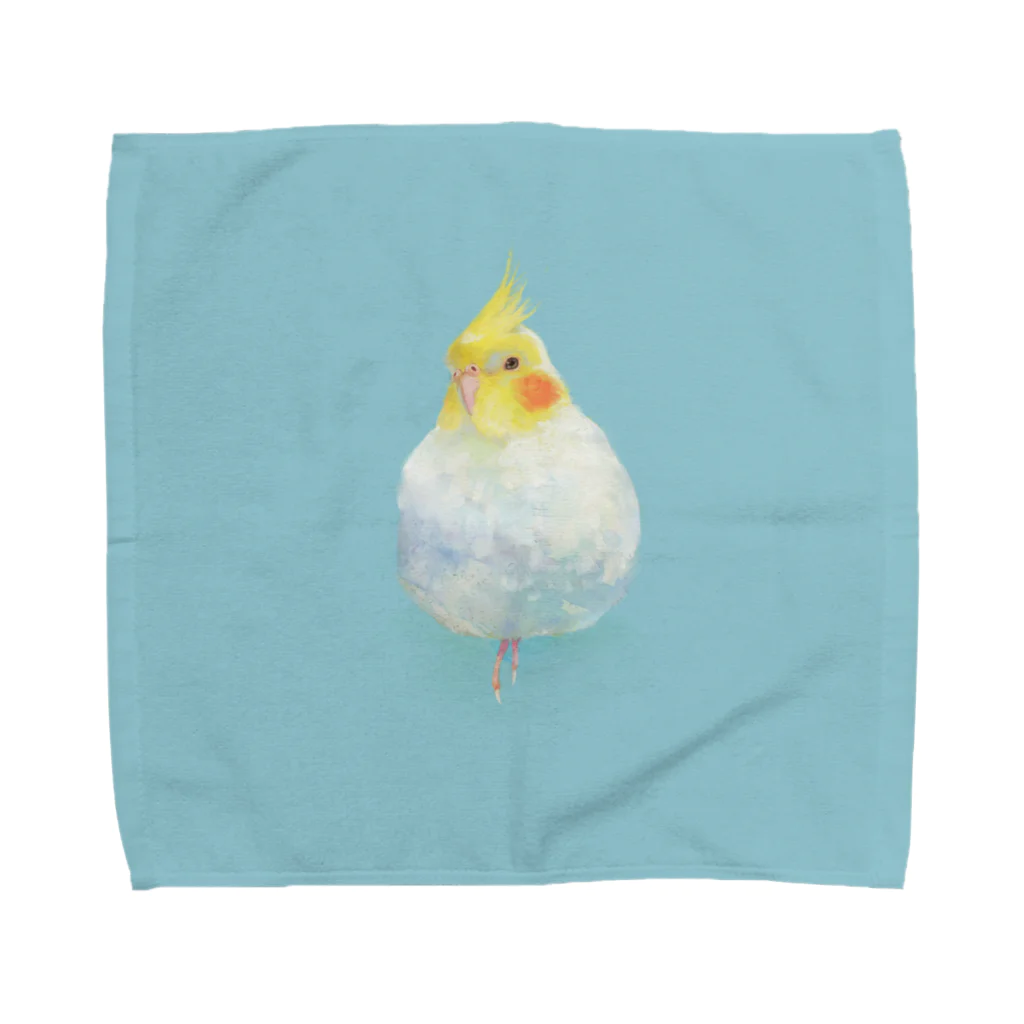 オカメインコおいしいよ。のOKM Towel Handkerchief