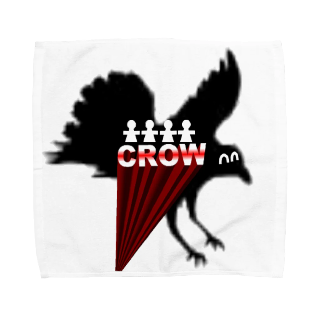 地方創聖ジャスティオージの秘密結社ＣＲＯＷ(クロウ)生活雑貨 タオルハンカチ