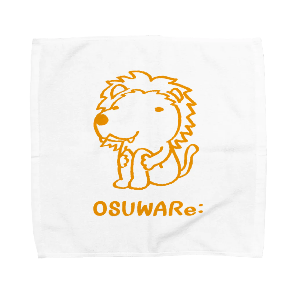 OSUWARe:のライオンさん Towel Handkerchief