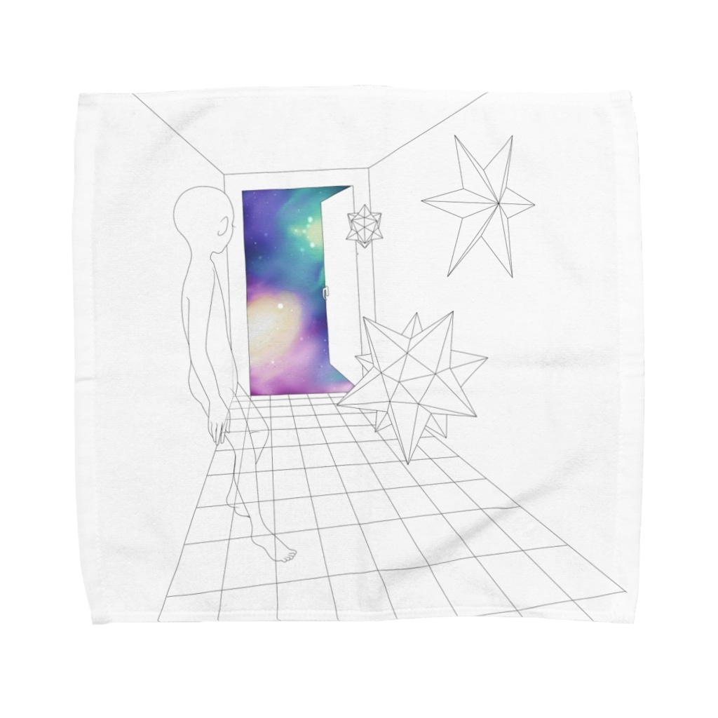 チャネルのSPACE Towel Handkerchief
