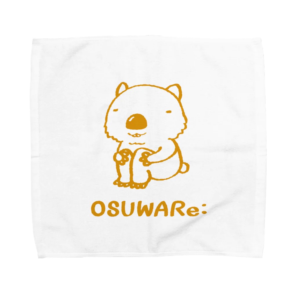 OSUWARe:のウォンバットくん Towel Handkerchief