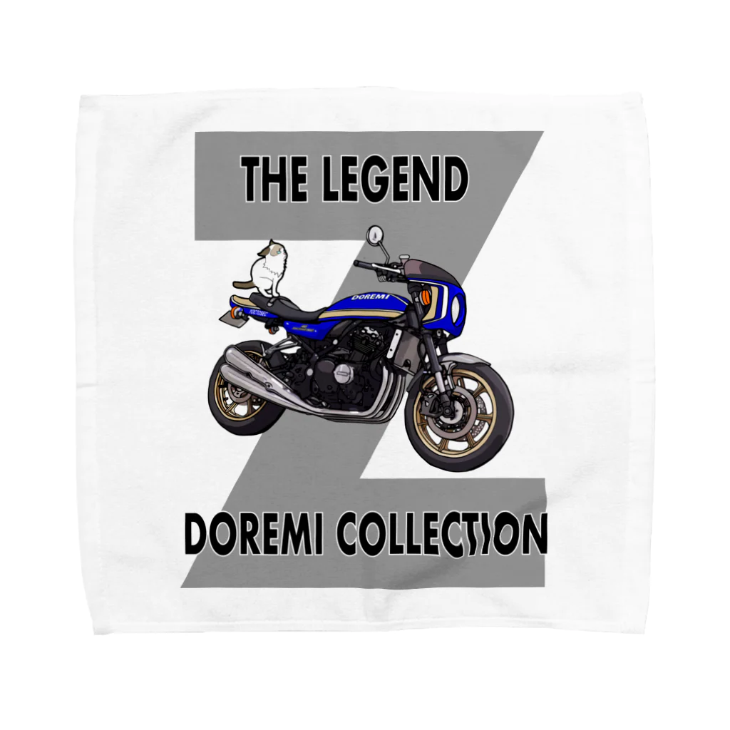 Yoctosec.DesignのDoremi 900RS Blue Cat Towel Handkerchief