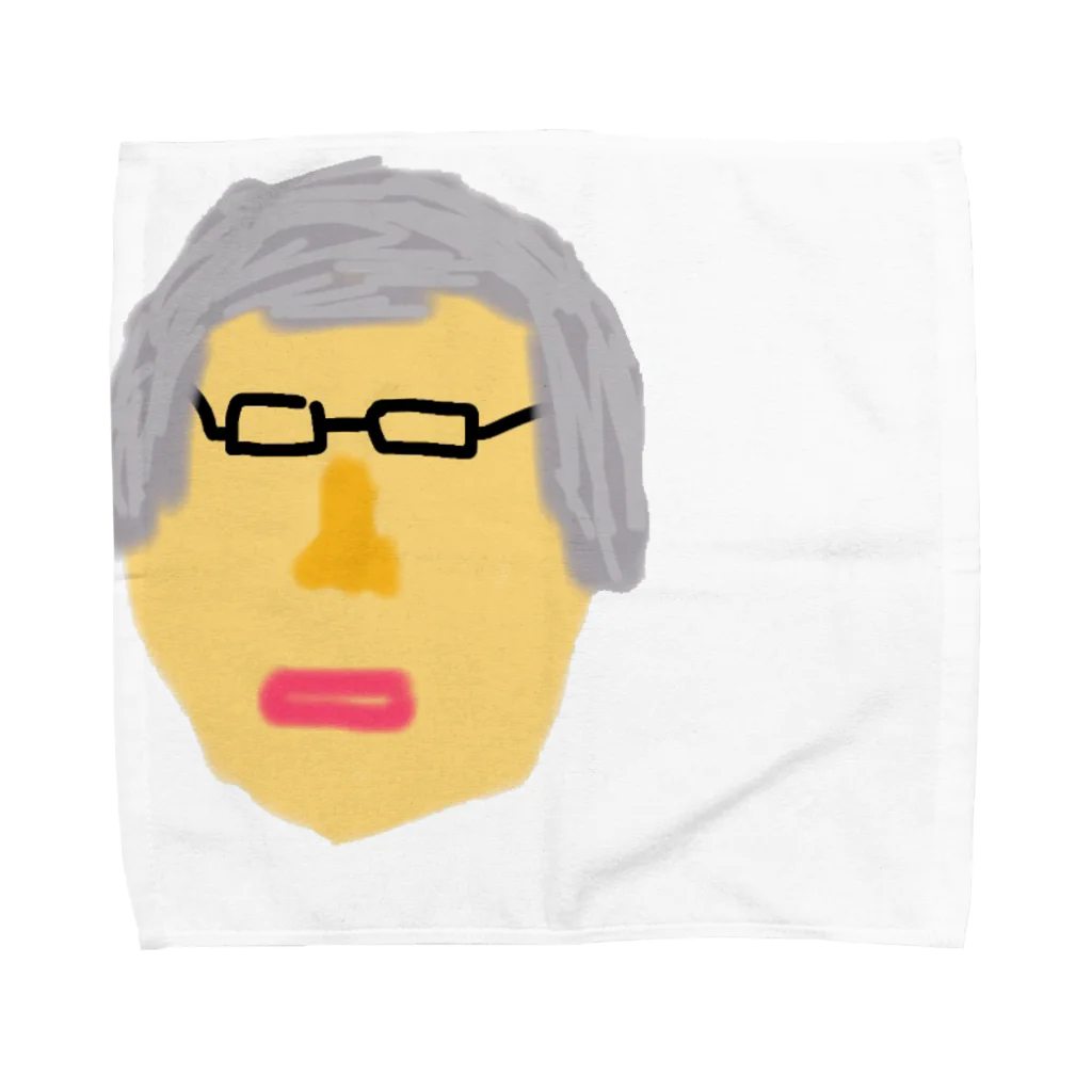 ニコラスショップの共有地の悲劇おじさん Towel Handkerchief