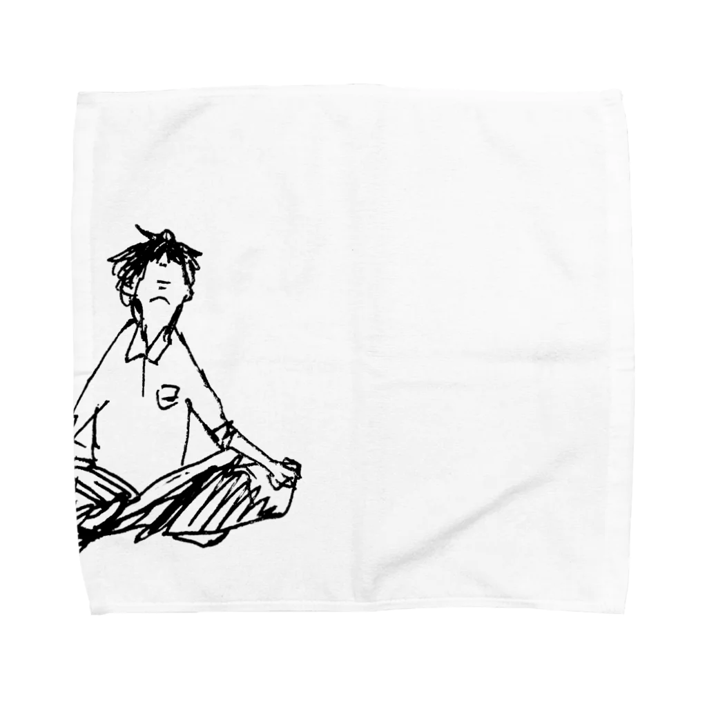 サンカクガールの瞑想ボーイ Towel Handkerchief