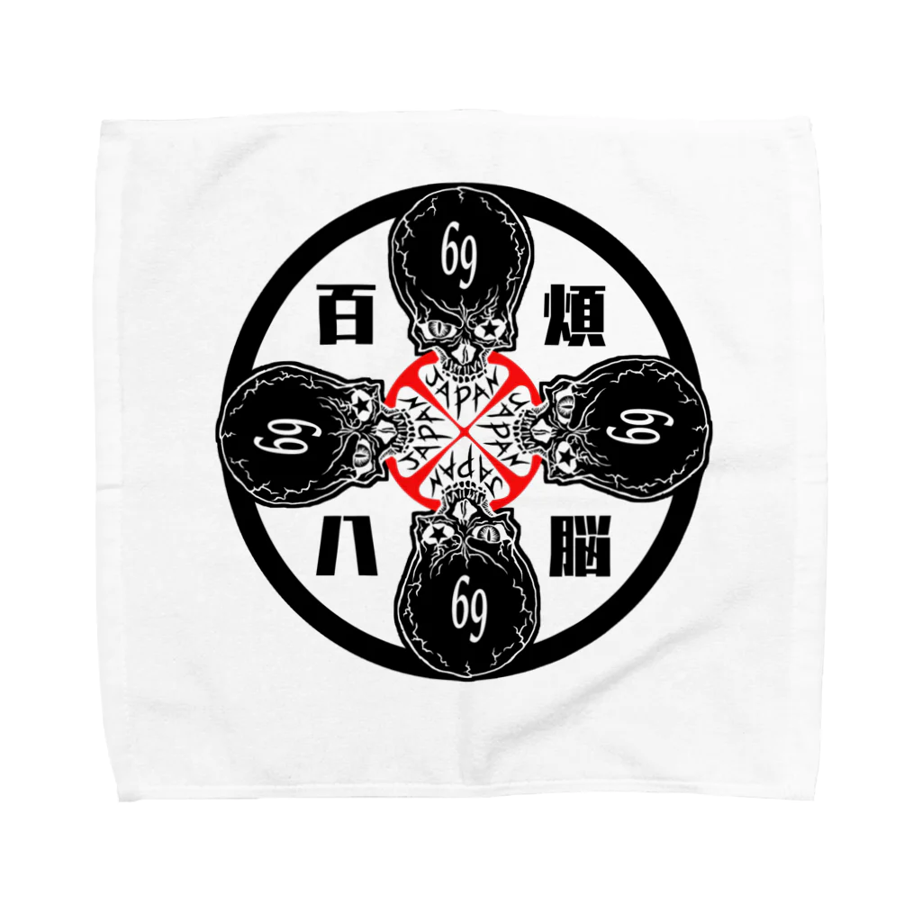 NEOJAPANESESTYLE                               の髑髏deROCK  Towel Handkerchief