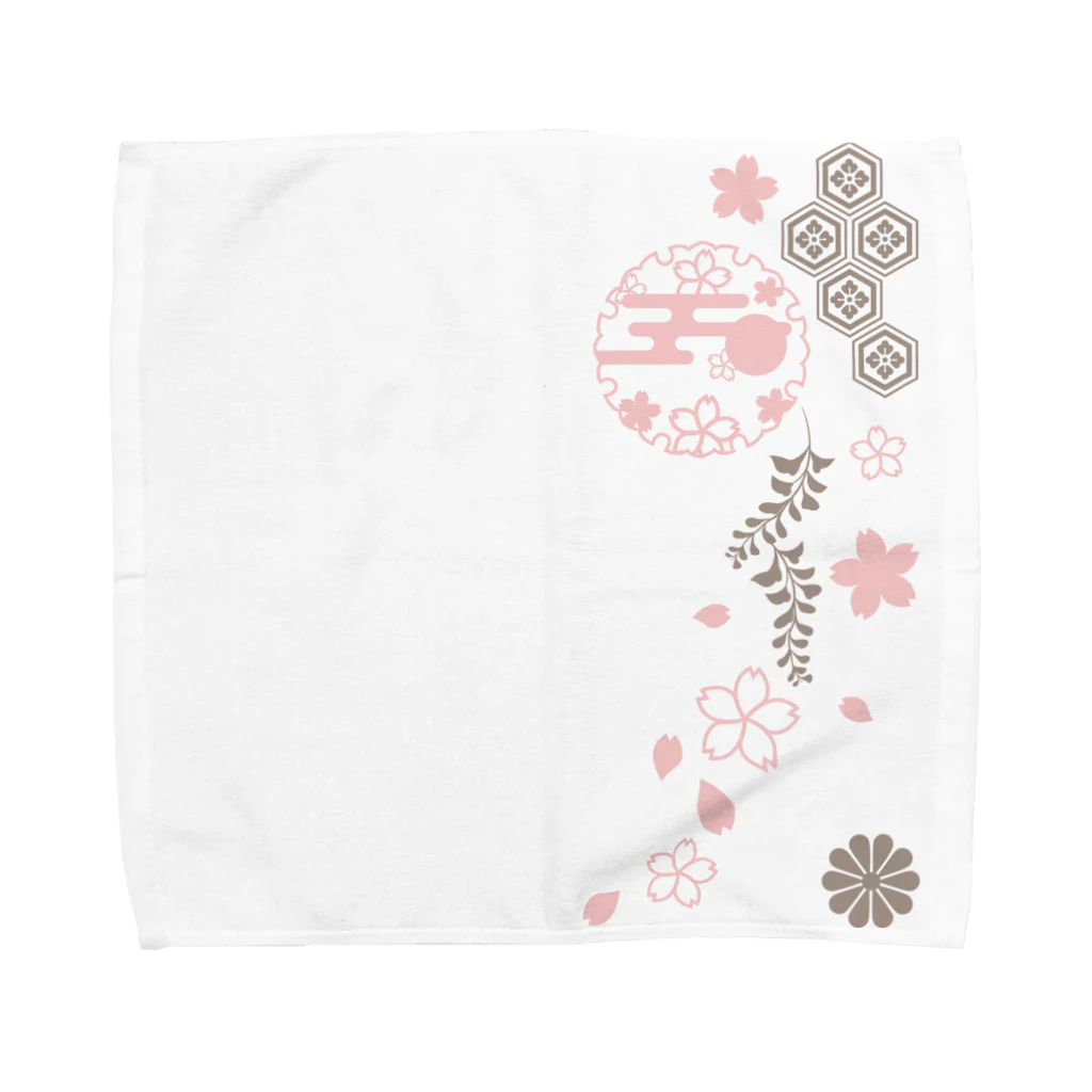 ジャパニーズスタンダードの枝垂れ桜 Towel Handkerchief