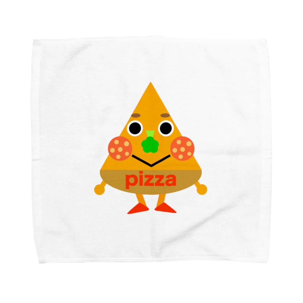 miaのピザくん Towel Handkerchief