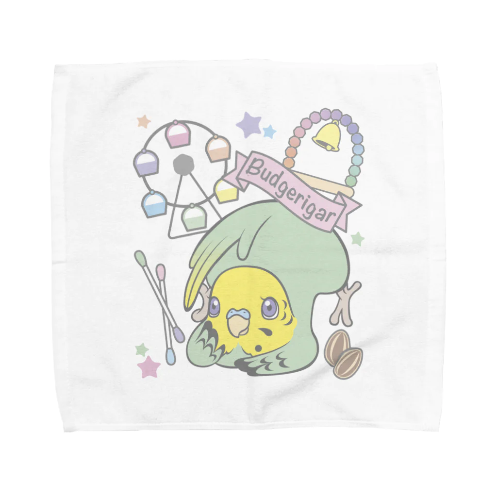 エンリコの夢みるインコ Towel Handkerchief