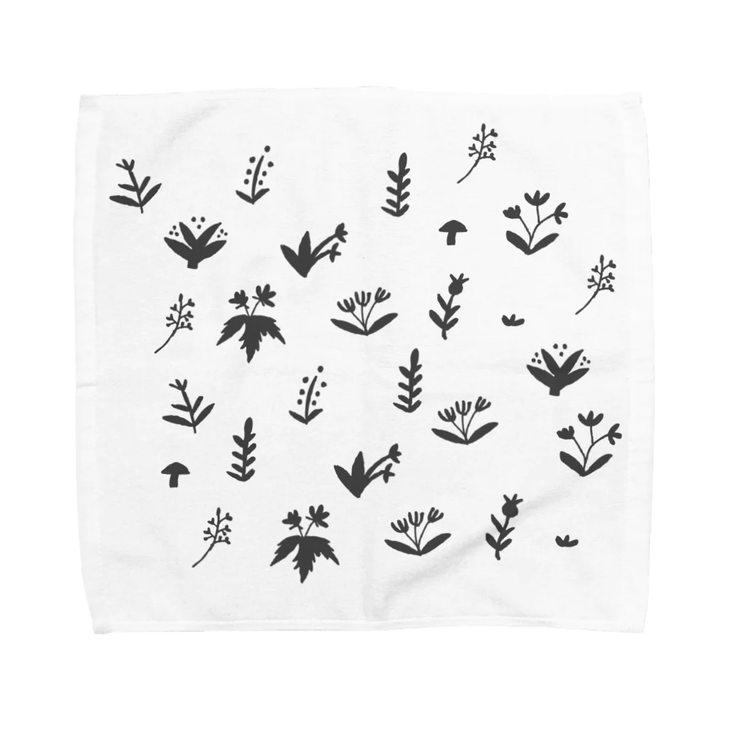 Hütte　hiiiiiの野草柄 Towel Handkerchief