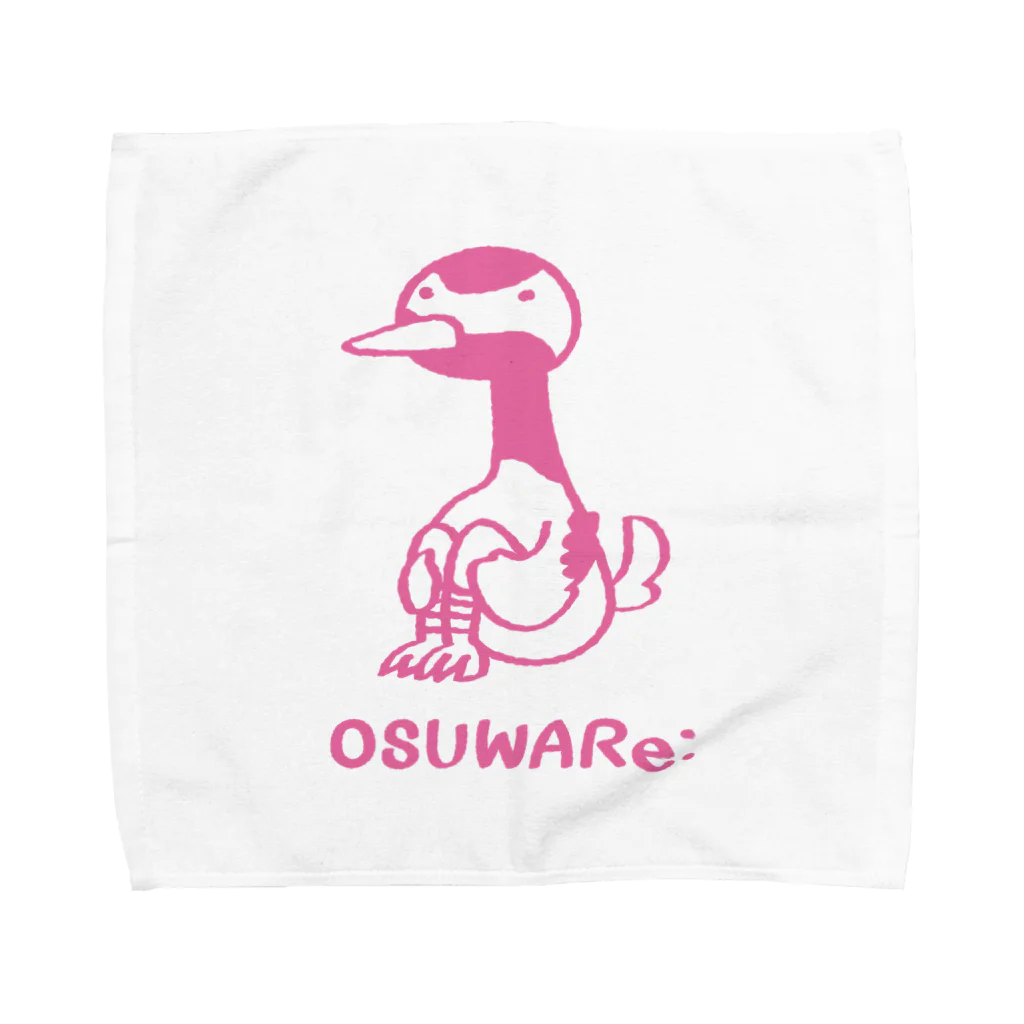 OSUWARe:のタンチョウさん Towel Handkerchief